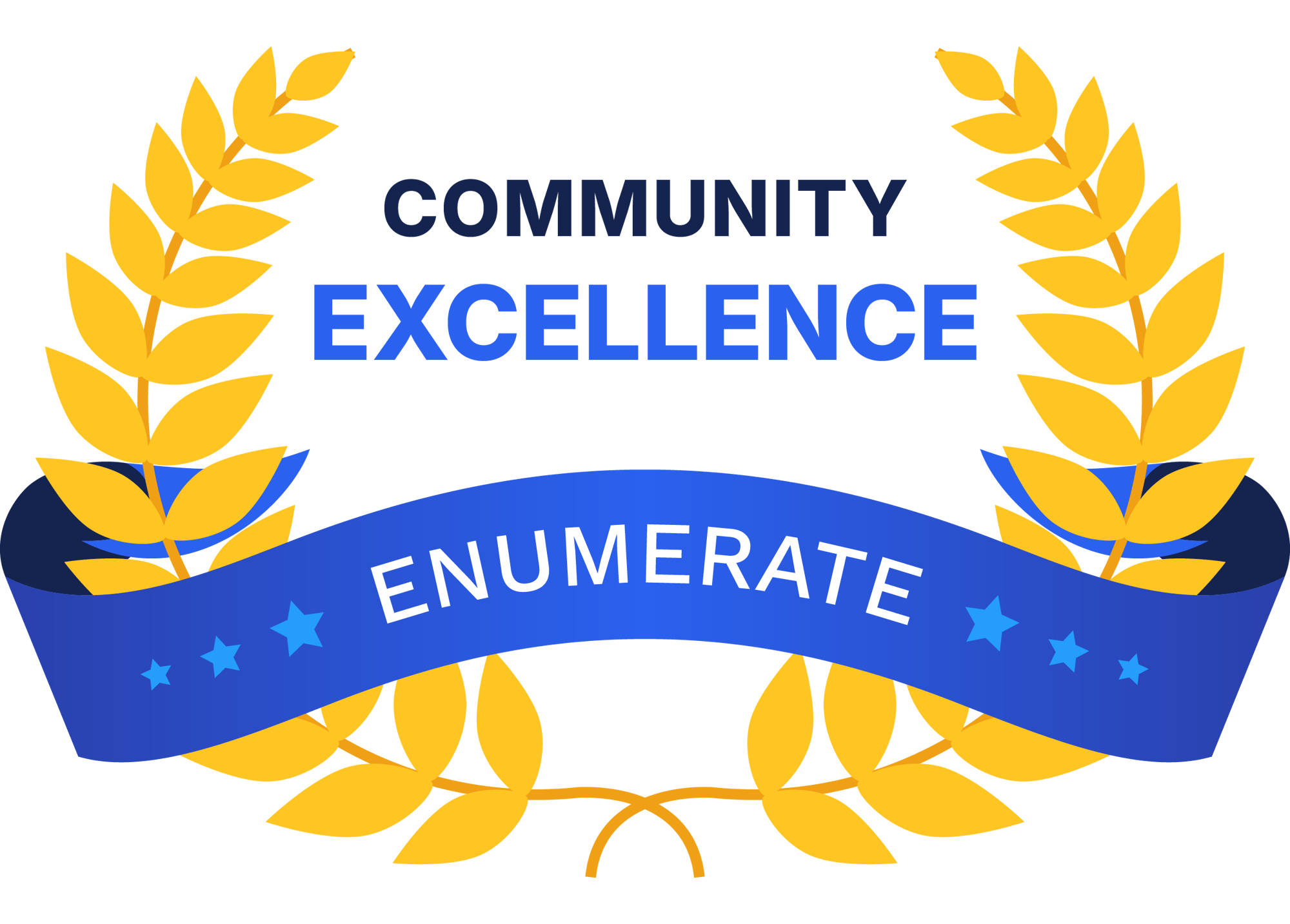 Enumerate Customer Awards_Community Excellence Badge 2026_V2