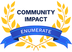 Enumerate Customer Awards_Community Impact Badge 2026