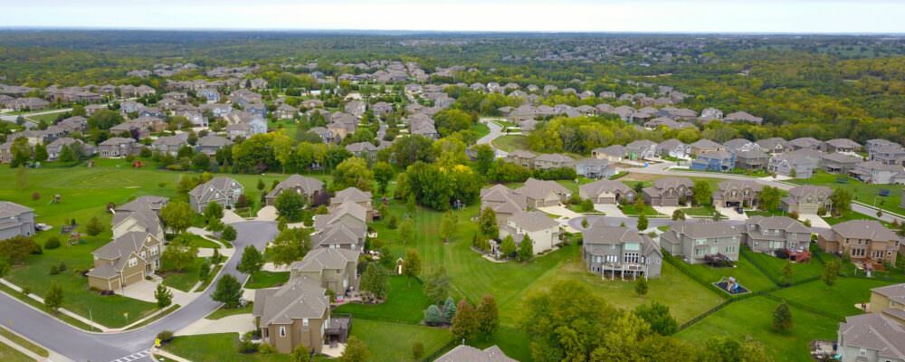 Photograph of a neighborhood